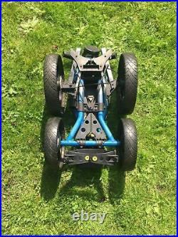 SUN MOUNTAIN Micro Cart MC3 4-Wheel Golf Push Trolley, brolly holder, decent