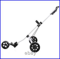 SYST 3 Wheel Golf Trolley Aluminum Alloy Foldable Push Pull Cart Golf Trolleys