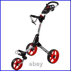 Skymax Cube Golf Trolley & Waterproof Cart Bag Multibuy Deal / Silver Red Black