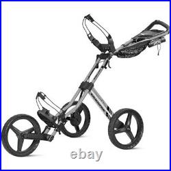 Sun Mountain Golf Trolley SpeedCart GX 3 Wheel Easy Fold Push Cart Silver