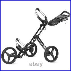 Sun Mountain Gt 3 Wheeled Golf Push Cart / Golf Trolley +free Umbrella Holder