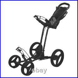 Sun Mountain Pathfinder Px4 Golf Push Cart 4 Wheel Trolley +free Umbrella Holder