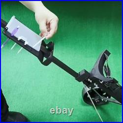 Wheel Golf Push Pull Cart Collapsible Trolley Carts Carry Holder Accessories